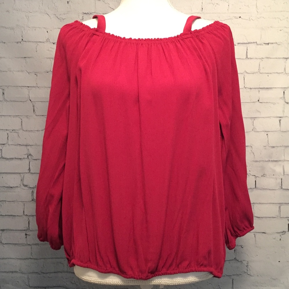 Sanctuary (Anthropologie) Cold Shoulder Top Large